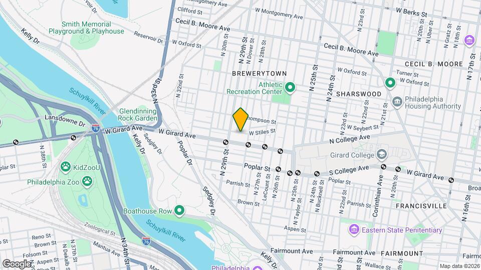 2820 W Stiles St Mapa y Detalles de la Ubicación