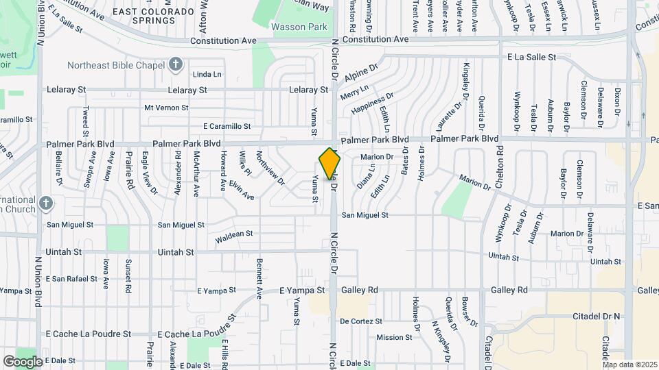 1330 N Circle Dr Map and Location Details