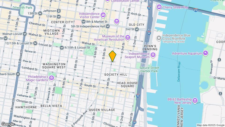 277 S 4th St, Unit 1F Map and Location Details