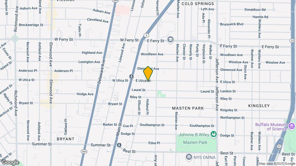57 E Utica St Map and Location Details
