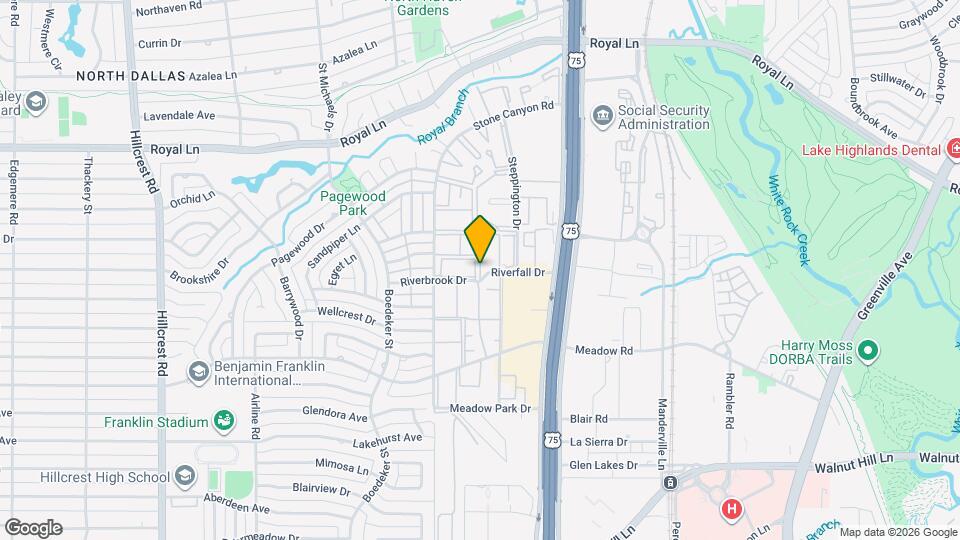 10574 High Hollows Dr Map and Location Details