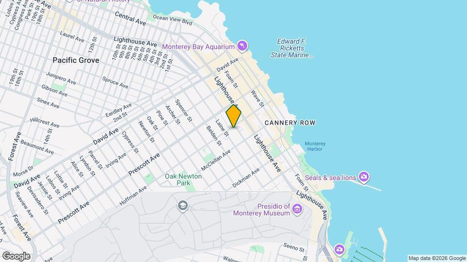 585 Hawthorne St Map and Location Details