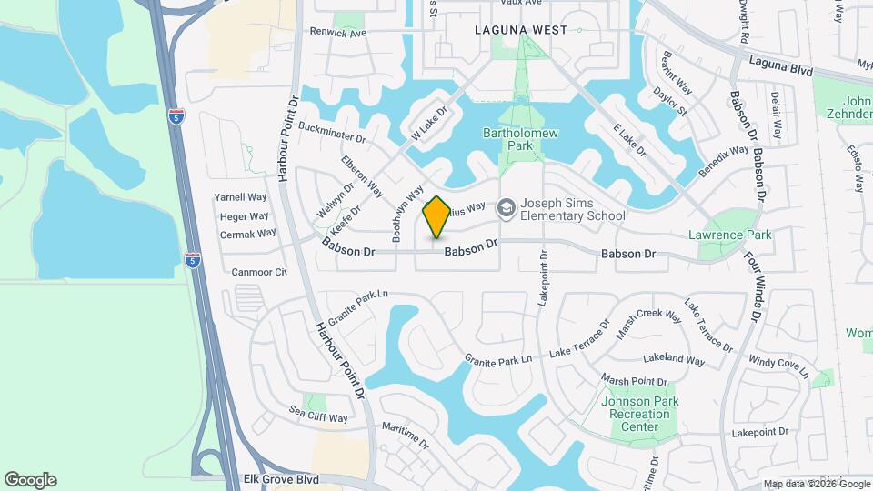 2821 Babson Dr Map and Location Details