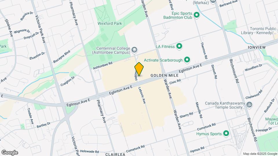 1910-1918 EGLINTON Ave Map and Location Details