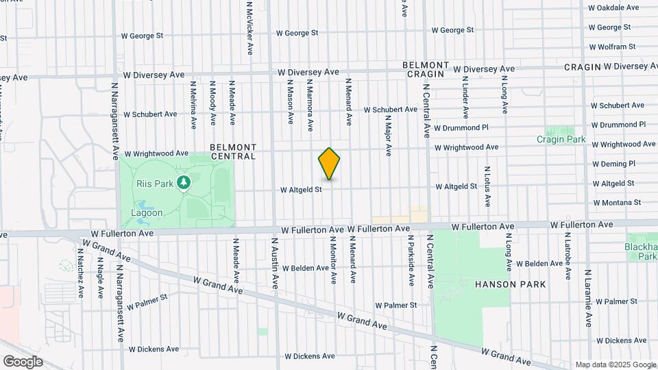 2502 N Monitor Ave Map and Location Details