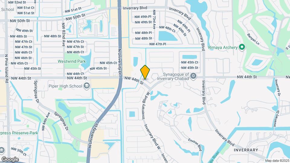 7380 NW 44th Ct Map and Location Details