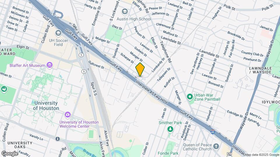 1552 Lombardy St Map and Location Details