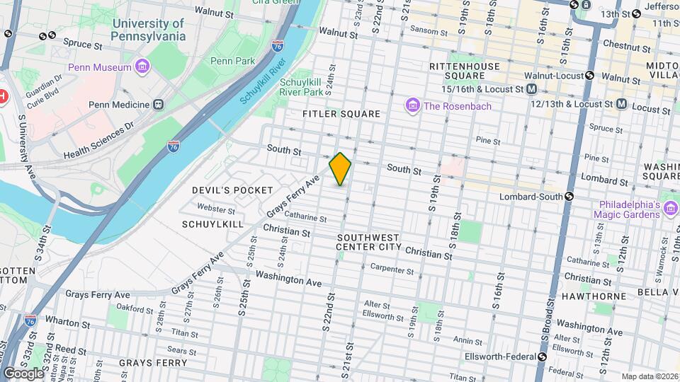 2214 Pemberton St Mapa y Detalles de la Ubicación