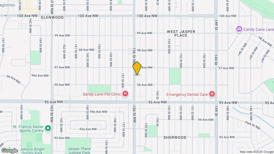 9625-9156 156 St NW Map and Location Details