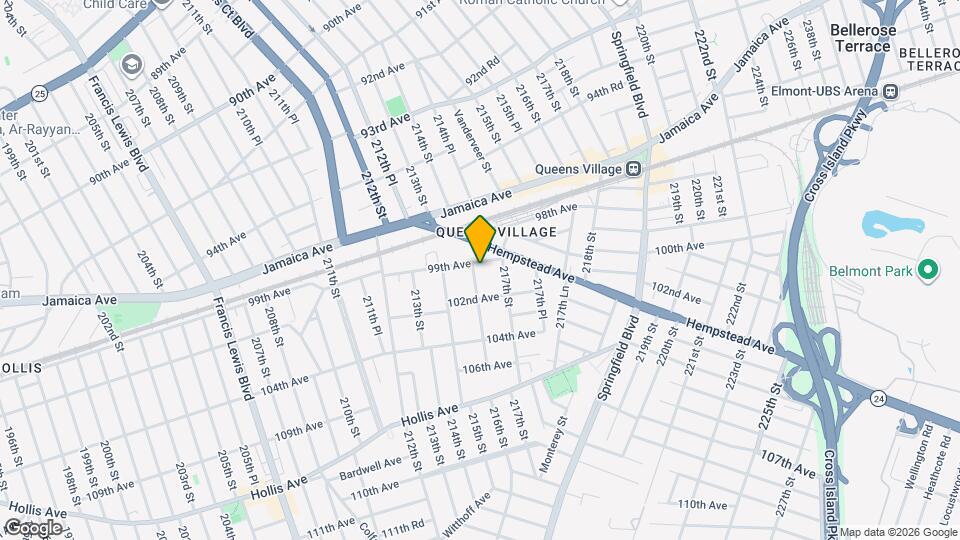 99-07 216th St Map and Location Details