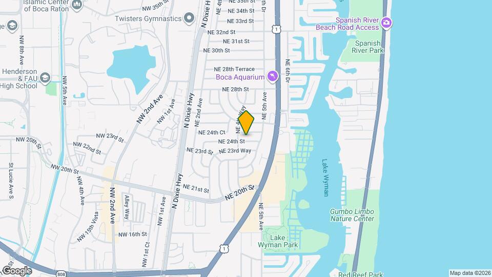 441 NE 24th St Mapa y Detalles de la Ubicación