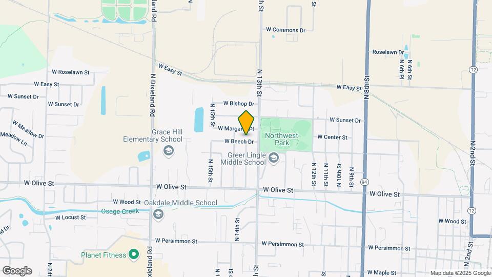 1309 W Beech Dr Map and Location Details