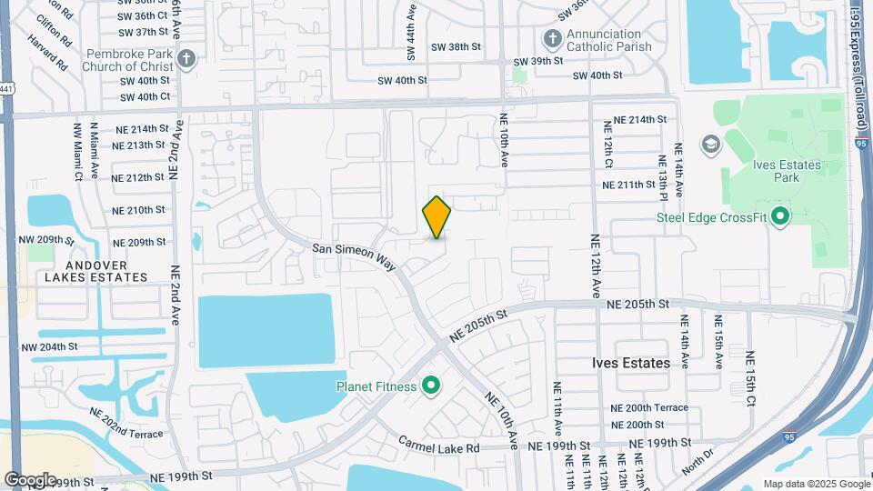 871 NE 207th Ln Map and Location Details