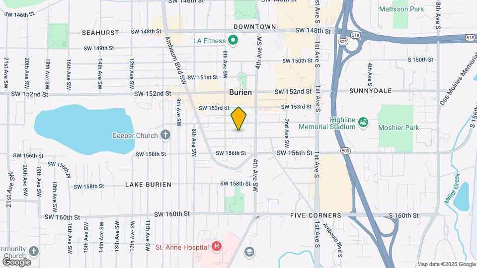 432 SW 155th St Map and Location Details