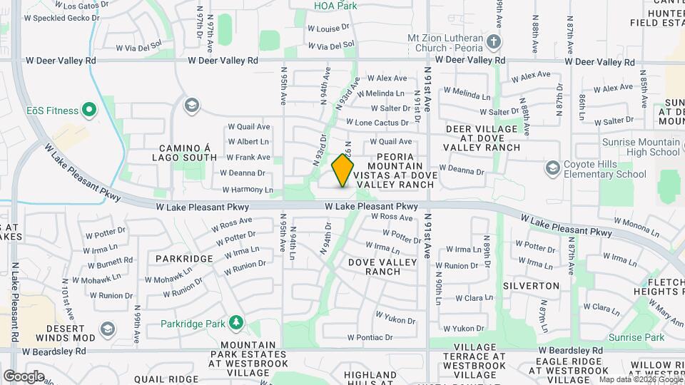 9323 W Harmony Ln Map and Location Details