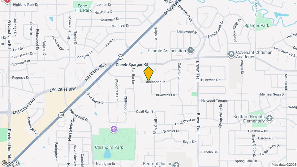 3716 Sweetbriar Ln Map and Location Details