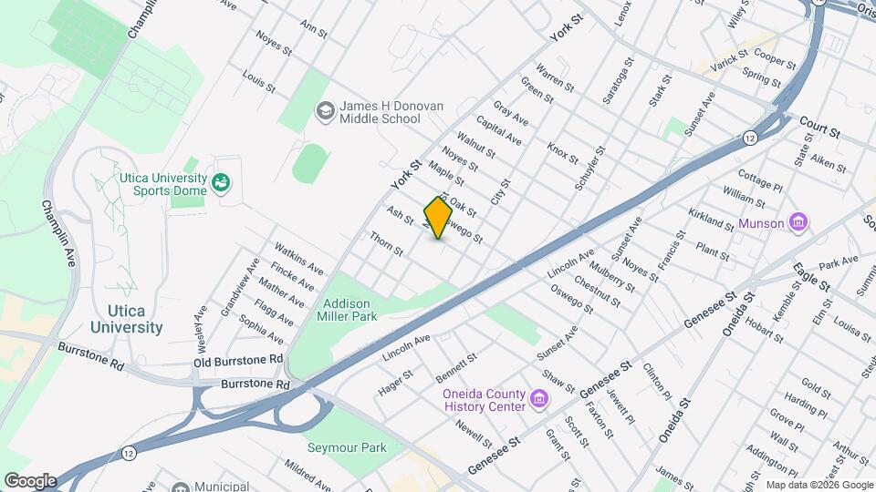 1213 Ash St, Unit 1 Mapa y Detalles de la Ubicación