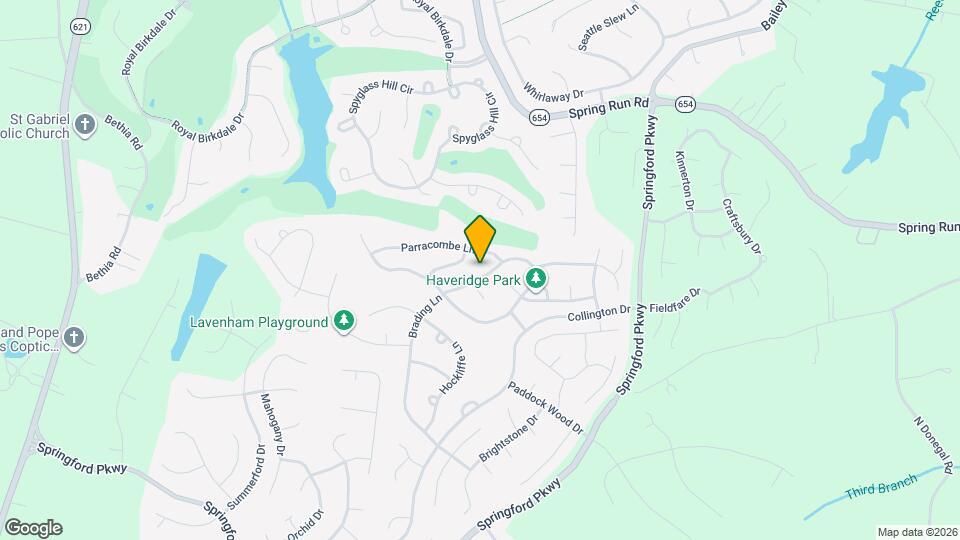9718 Brading Ln Map and Location Details