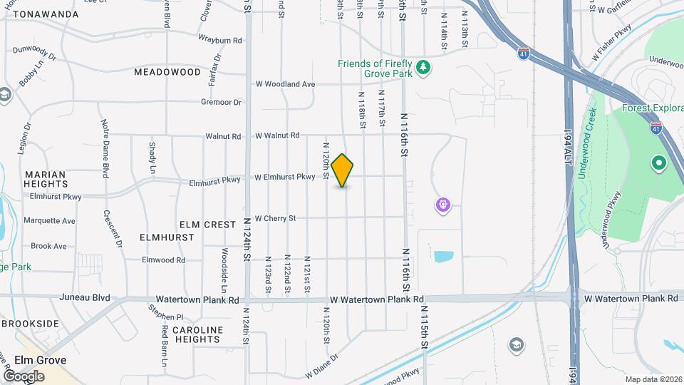 1547 N 119th St Map and Location Details