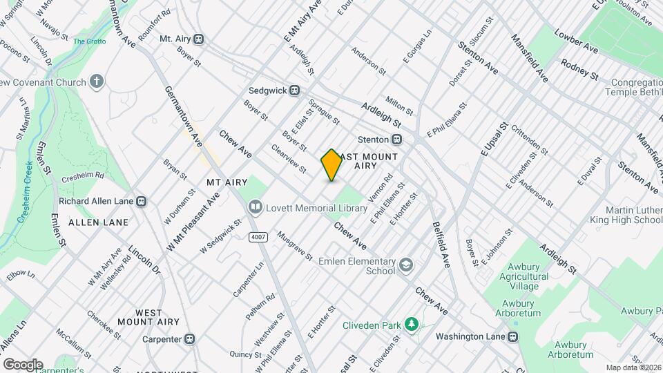 254 Meehan Ave Map and Location Details