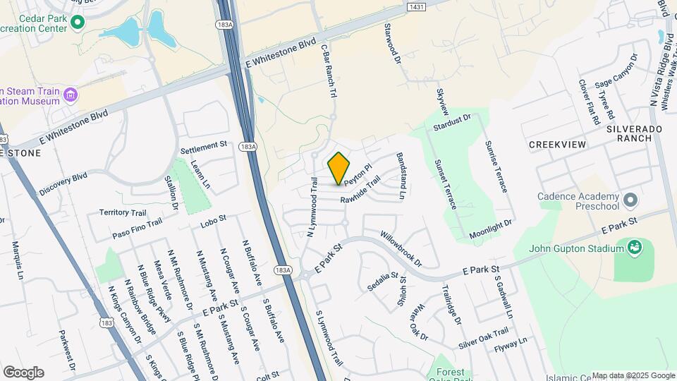 1018 Peyton Pl Map and Location Details