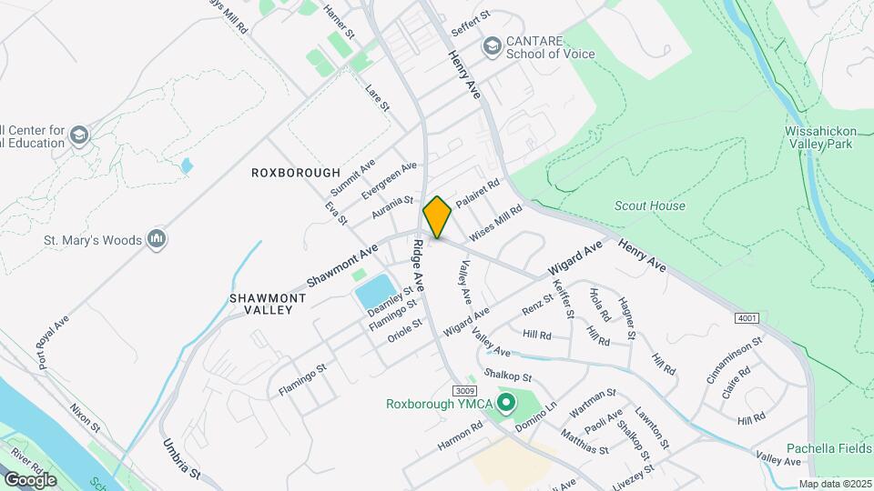 623 Shawmont Ave Map and Location Details