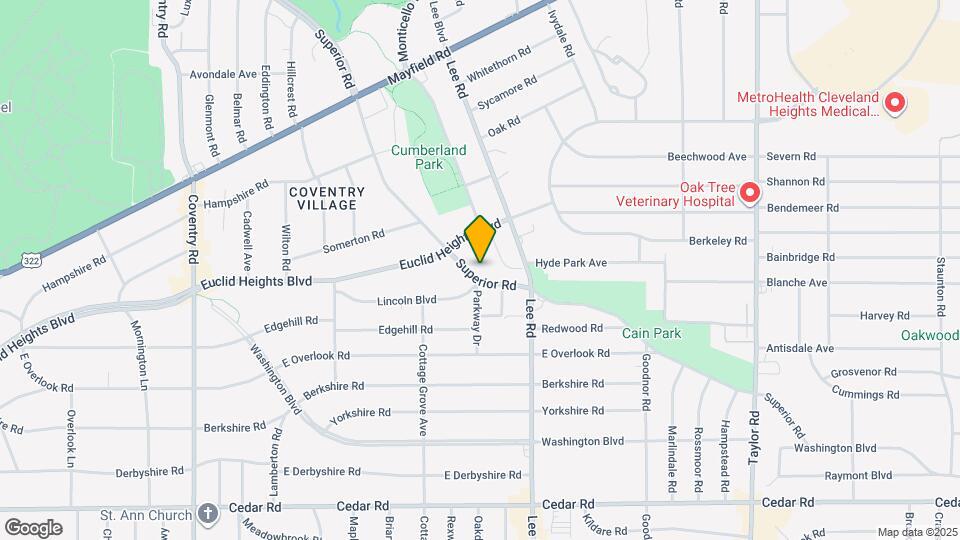 14441 Superior Ave Map and Location Details