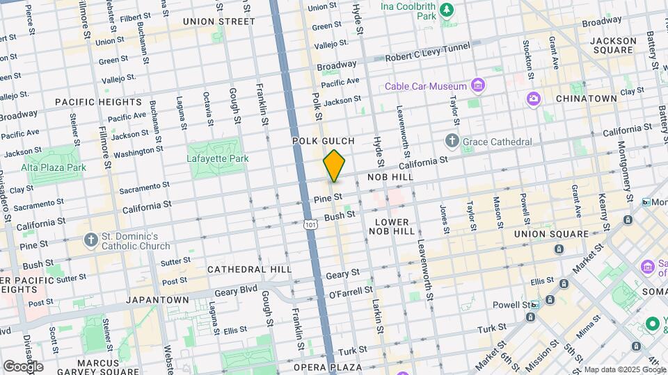 1424 Polk Mapa y Detalles de la Ubicación