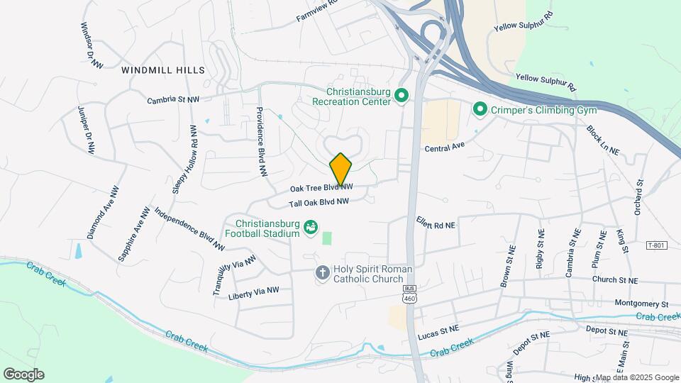 500 Oak Tree Blvd NW Map and Location Details