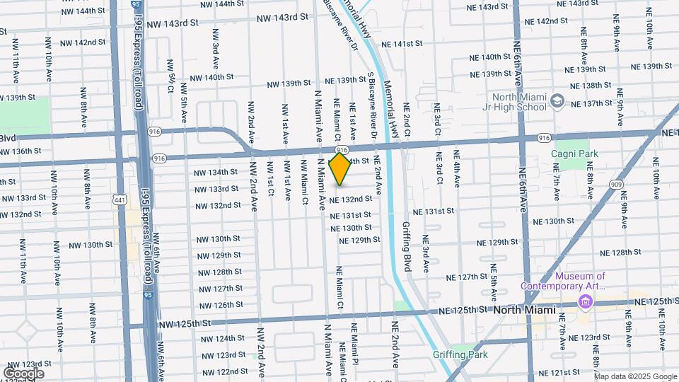 50 NE 132nd Terrace Map and Location Details
