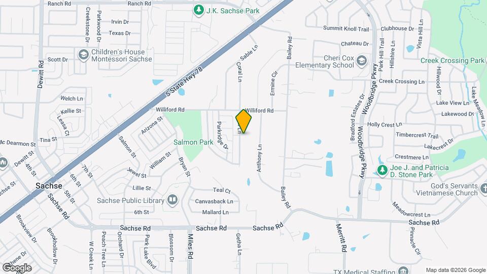 6410 Coral Ln Map and Location Details