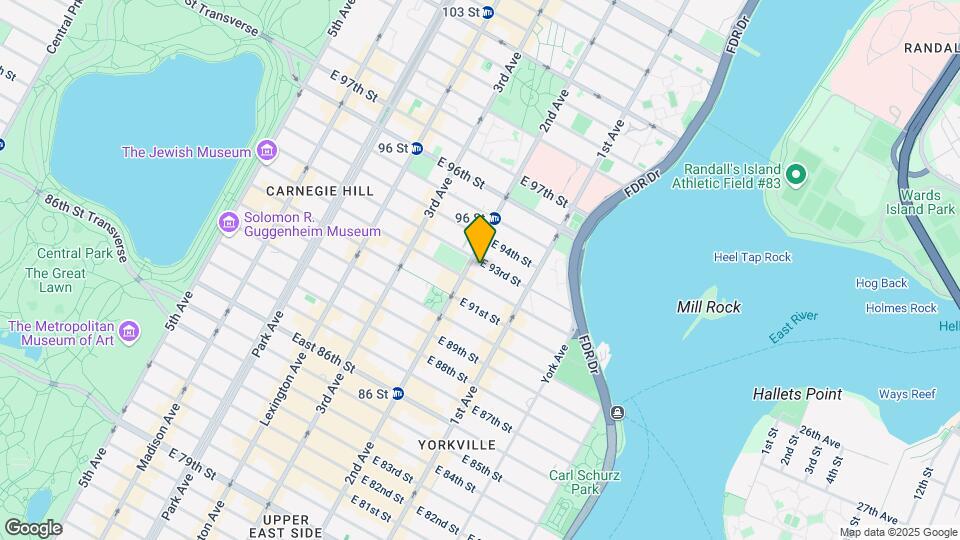 304 E 93rd St Map and Location Details