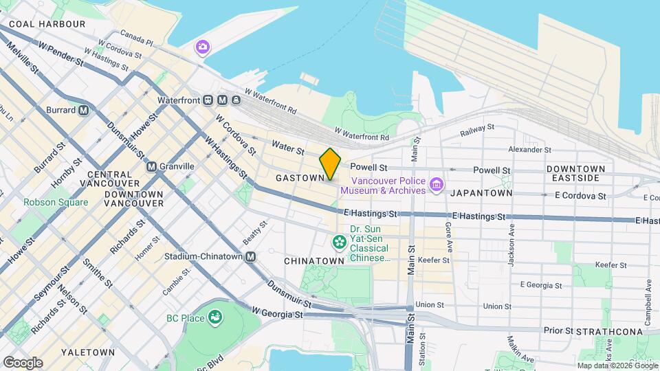 108 W Cordova St Map and Location Details