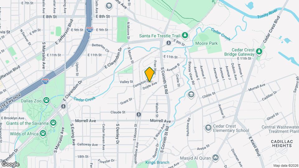 1511 Doyle Ave Map and Location Details