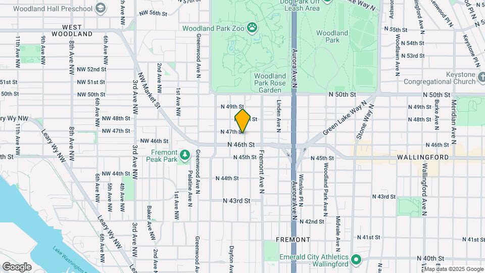4613 Evanston Ave N Map and Location Details