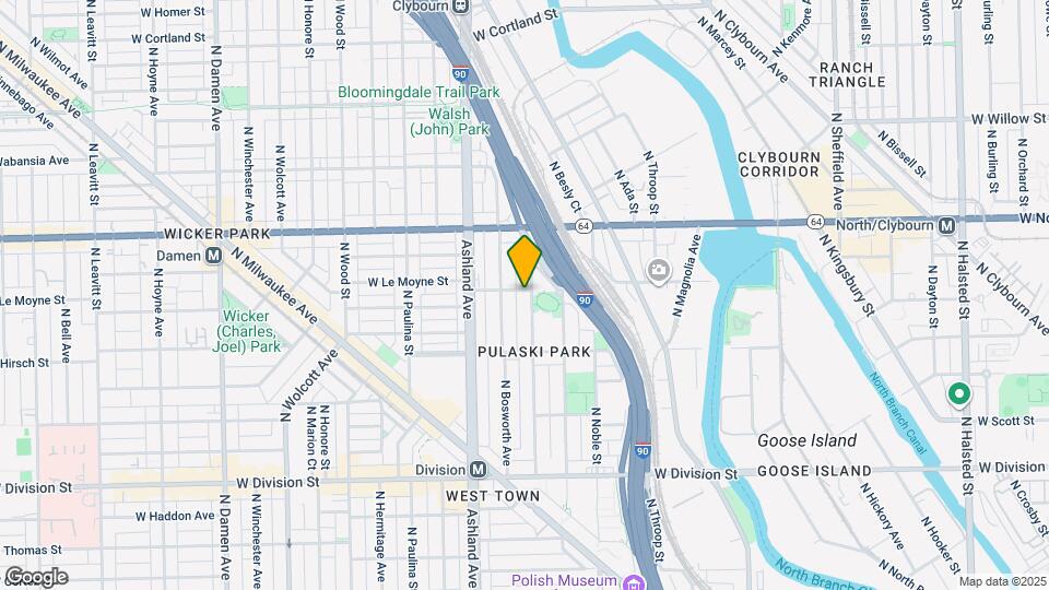 1456 N Greenview Ave Map and Location Details
