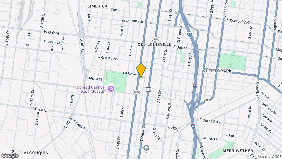 1345 S 3rd St Map and Location Details