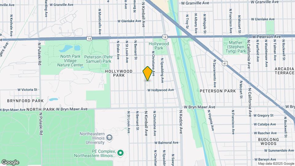 5725 N Kimball Ave Map and Location Details