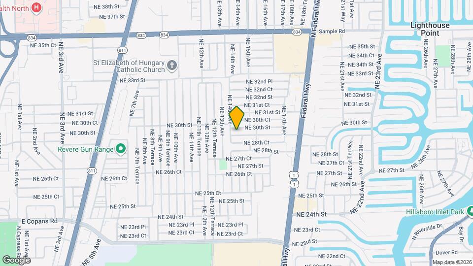 1425 NE 29th St Map and Location Details