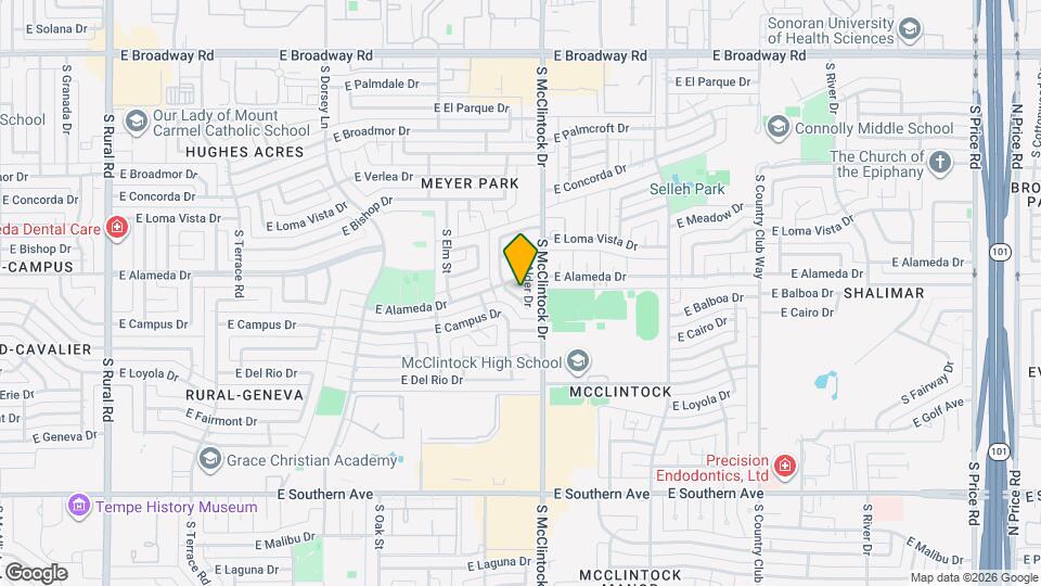 2725 S Azalea Dr Mapa y Detalles de la Ubicación