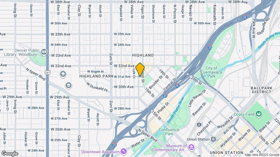3096 Umatilla St Map and Location Details