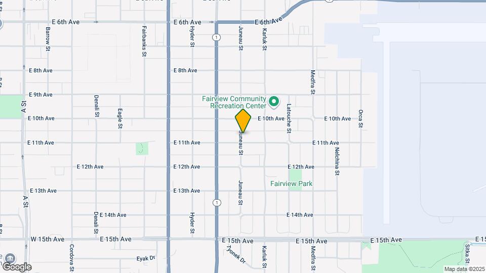 1033 Juneau St, Unit 1033 Map and Location Details