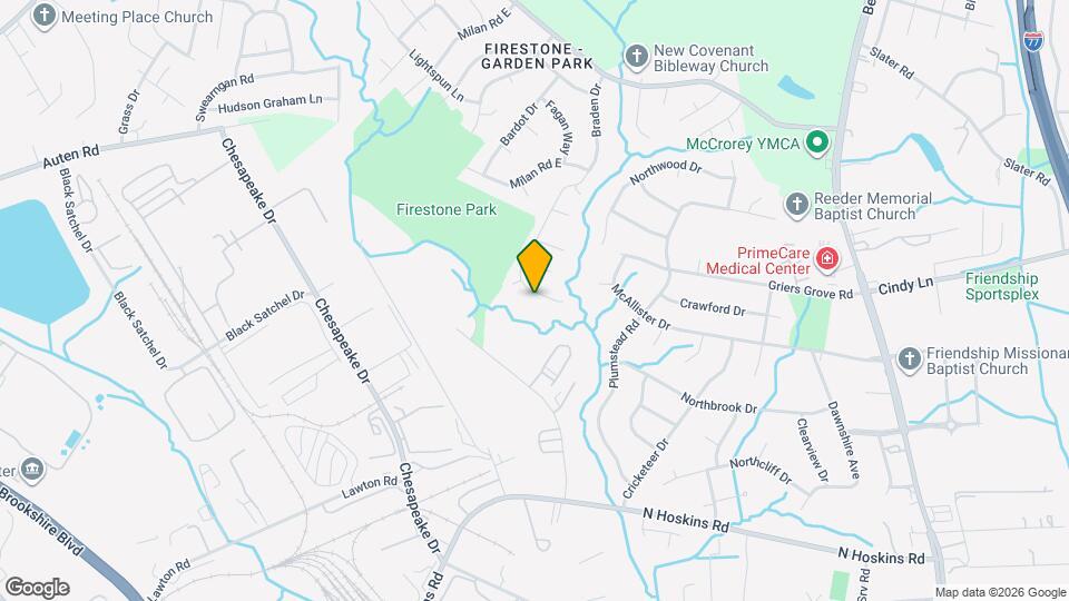 3239 Braden Dr Mapa y Detalles de la Ubicación