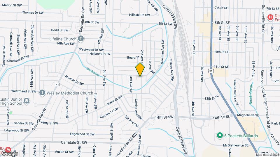 1603 2nd Ave SW Map and Location Details