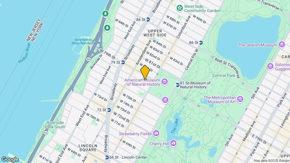119 W 78th St Map and Location Details