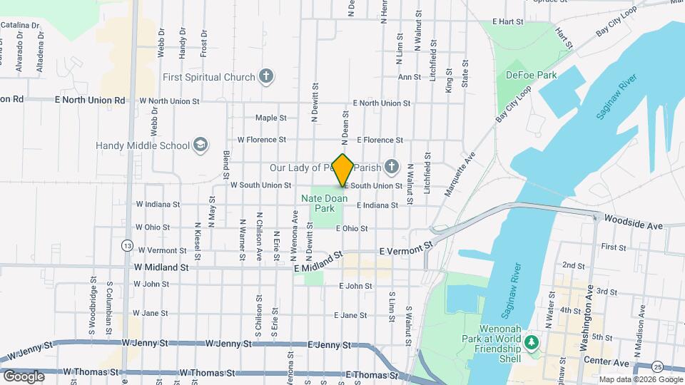 409 N Dean St Map and Location Details