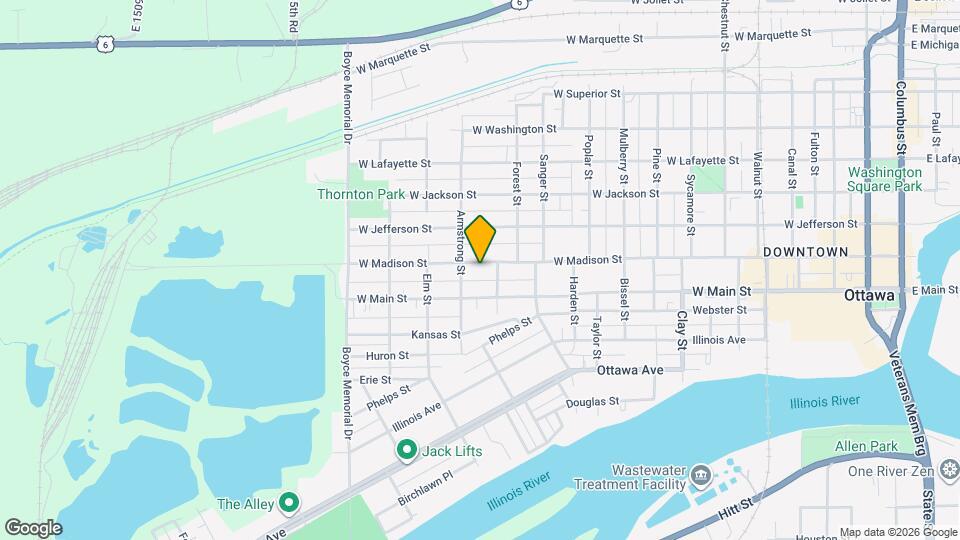 1319 W Madison St Mapa y Detalles de la Ubicación