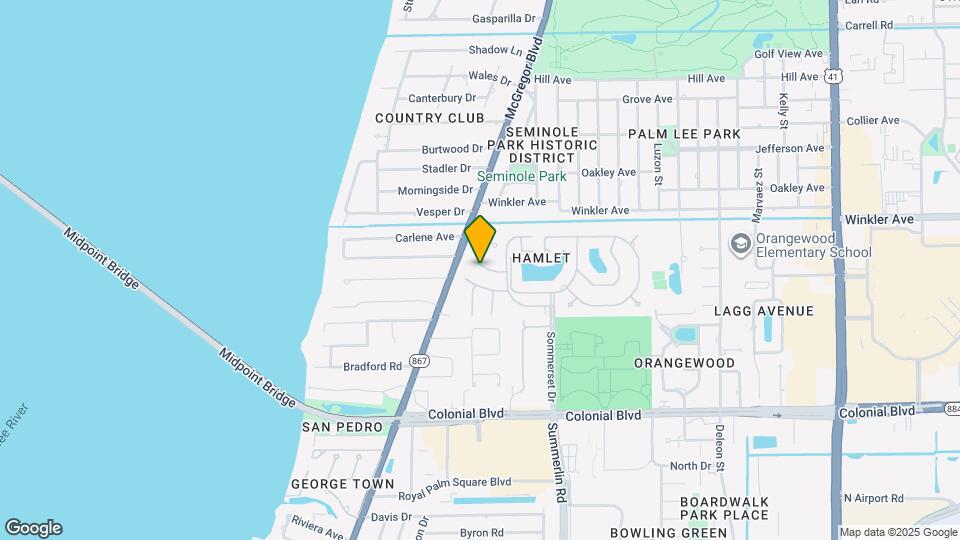 1408 Park Shore Cir Map and Location Details