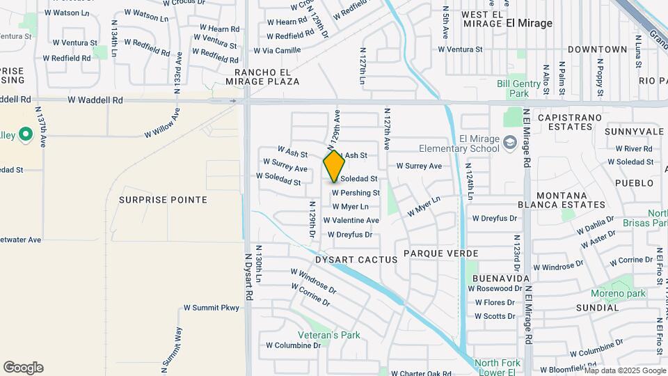 12830 W Pershing St Map and Location Details