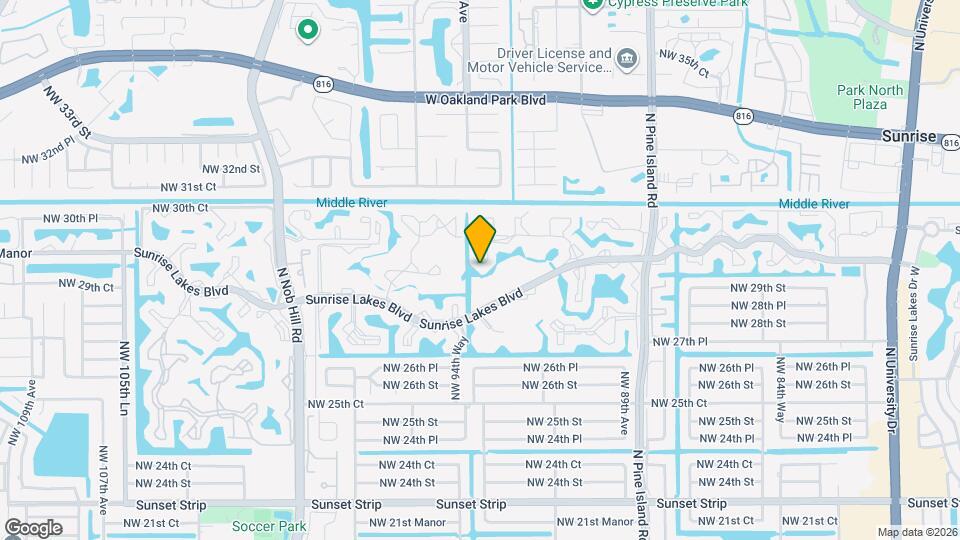 Sunrise Lakes Condominiums (Phases 3-4) Mapa y Detalles de la Ubicación